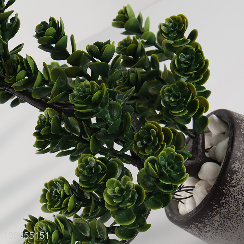 Factory Price Fake Plants Artitificial Potted Plants for Shelf Decor
