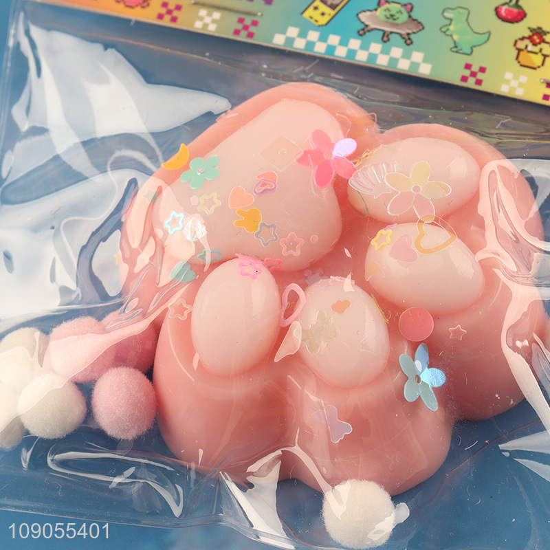 Online Wholesale Soft Pinch Family Squeeze Fidget Toy Squishy Cat Paw