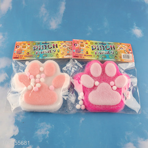 High Quality Soft Pinch Family Squeeze Fidget <em>Toy</em> Squishy <em>Cat</em> Paw