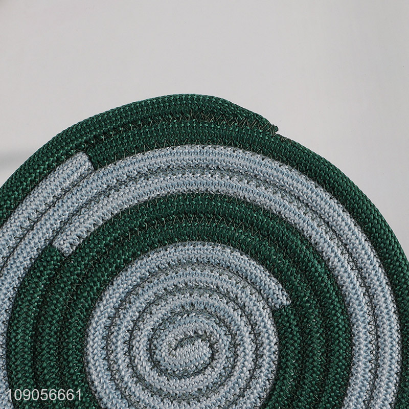 China wholesale indoor outdoor braided round rug and carpet