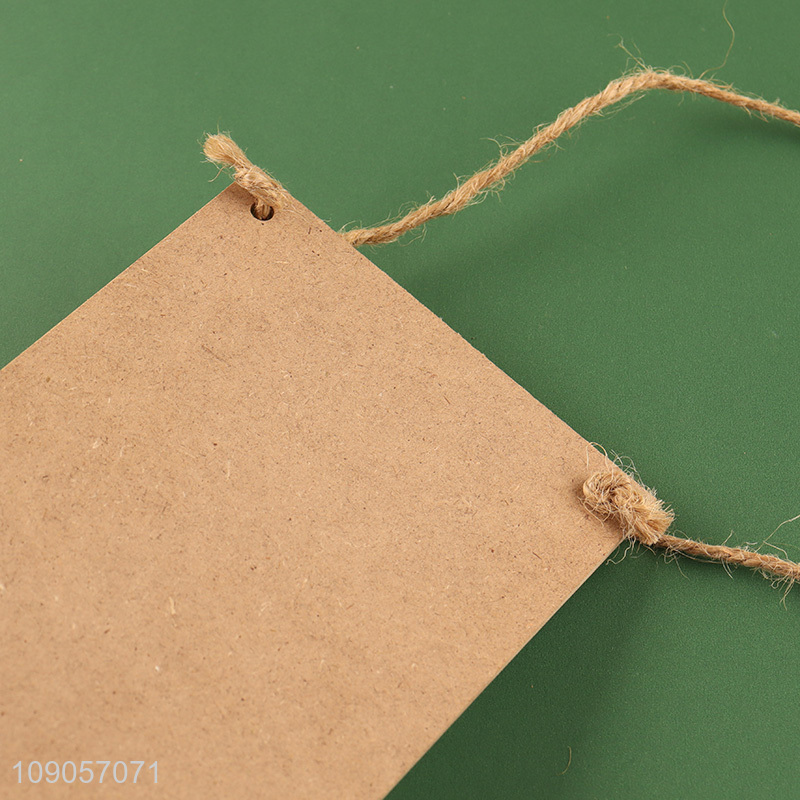 Wholesale Merry Christmas Wooden Hanging Sign for Christmas Tree Indoor Outdoor Decor