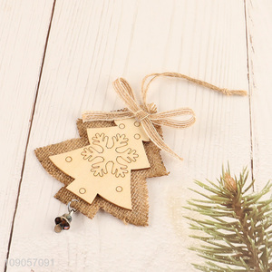 High Quality Wooden Christmas Ornaments Christmas Tree Wooden Hanging Ornaments