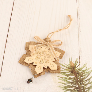 Good Quality Christmas Tree Wooden Hanging Ornaments Christmas Wooden Decorations