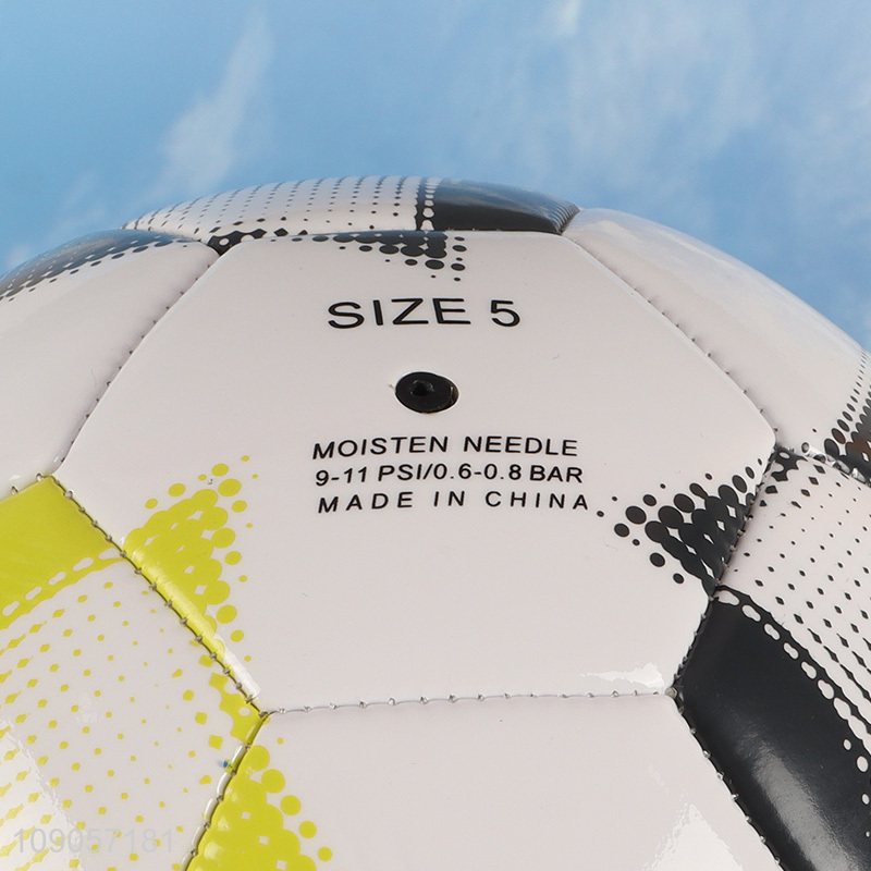 Best selling sports training size5 elastic football soccer ball wholesale