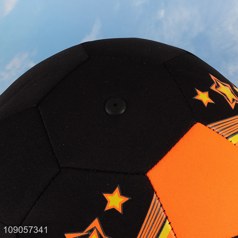 Good selling official size5 football soccer ball for sports training