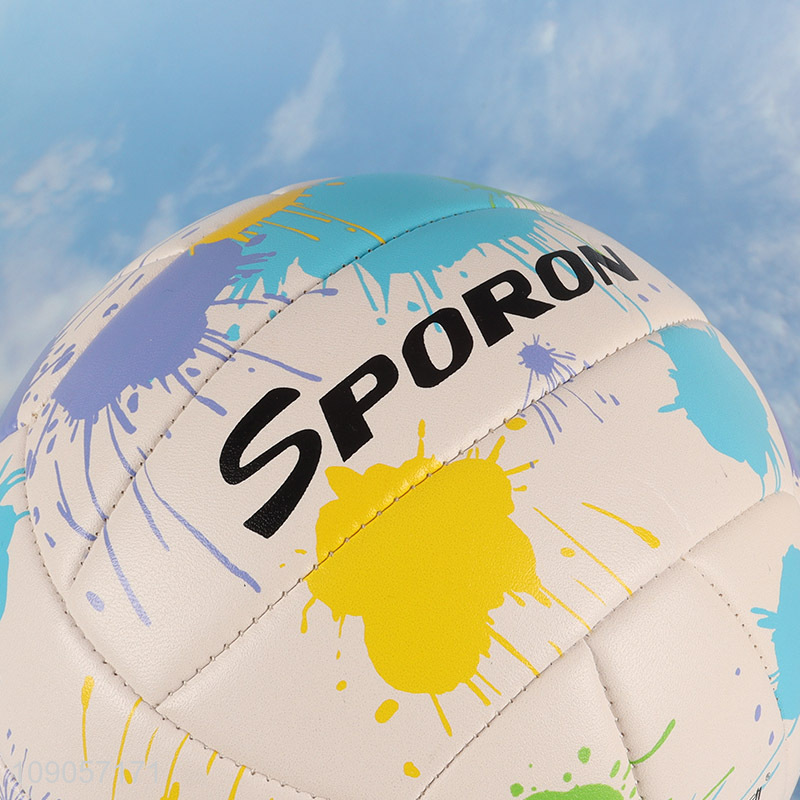 China supplier colorful professional match training pvc sports volleyball