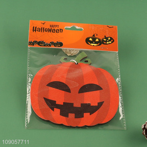 China Imports Halloween Wooden Hanging Ornaments Wooden Pumpkin Hanging Decorations