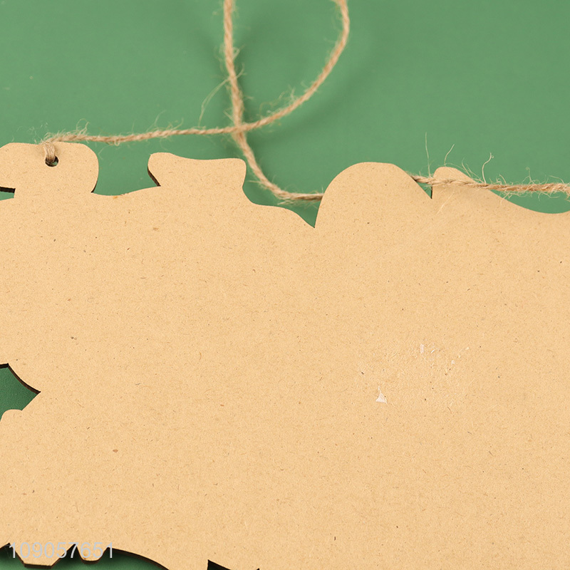 Popular Product Halloween Trick or Treat Door Sign Halloween Wooden Hanging Decorations