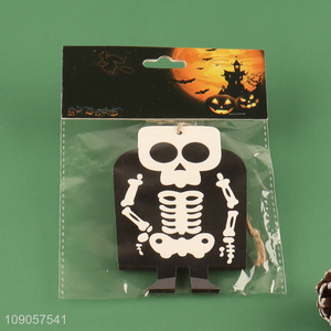 High Quality Halloween Wooden Skeleton Decorations Halloween Wooden Hanging Ornaments