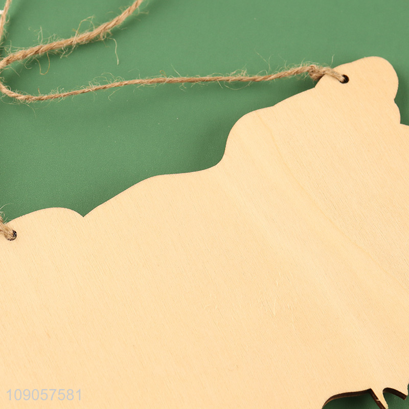 Hot Sale Halloween Trick or Treat Wooden Door Sign Halloween Wooden Hanging Decorations