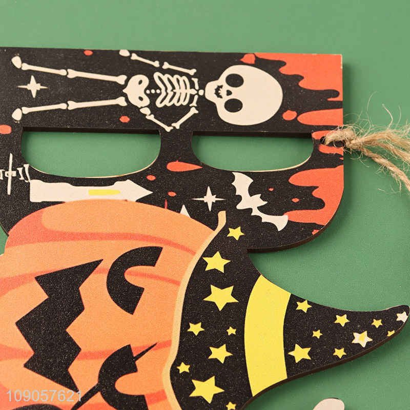 Factory Supply Halloween Wooden Door Decorations Halloween Wooden Hanging Signs