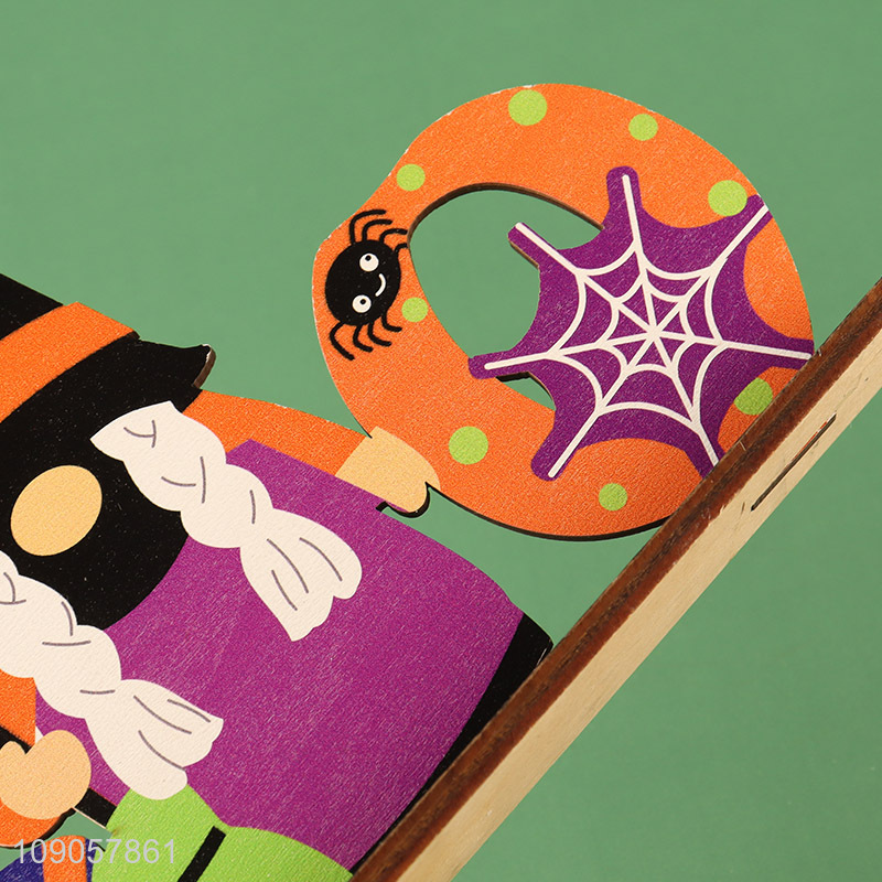 Good Quality Halloween Wooden Table Decorations Halloween Boo Signs for Indoor Decor