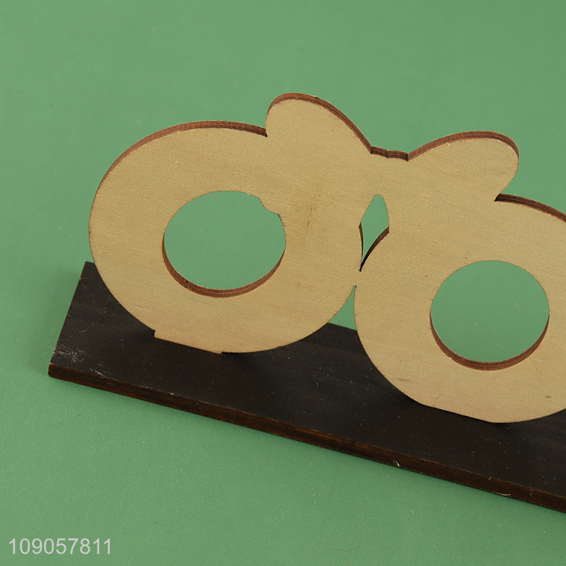 China Imports Halloween Wooden Table Decorations Wooden Halloween Boo Signs