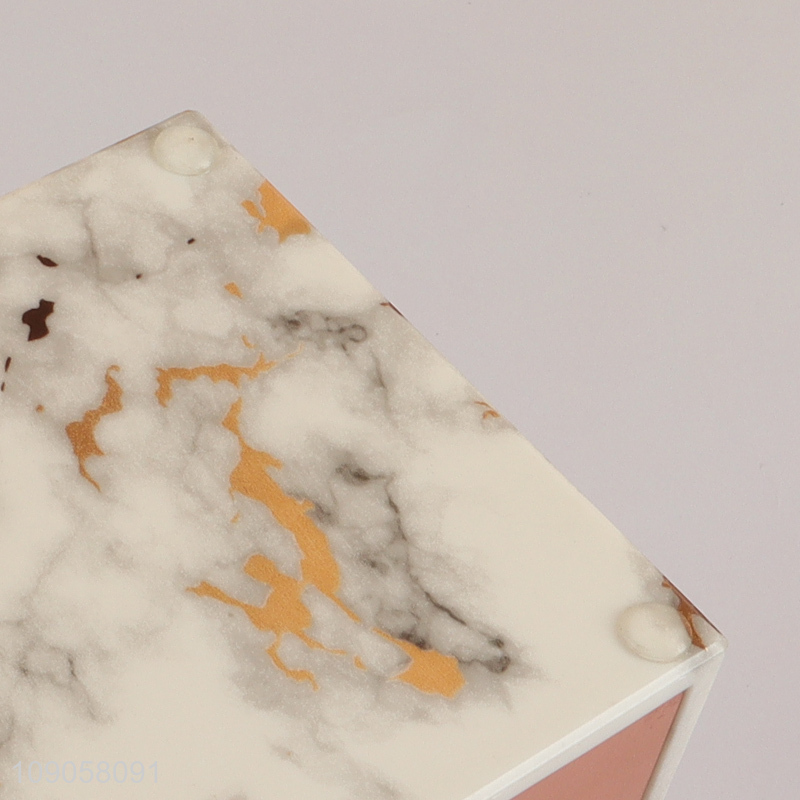 Yiwu market office desktop organizer acrylic memo pad sticky note holder