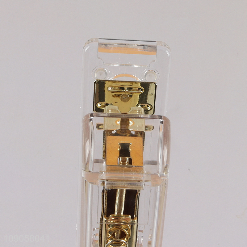 Top quality clear school office supplies binding supplies stapler