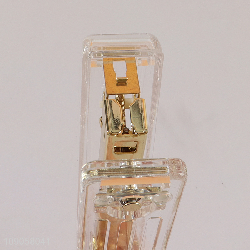 Top quality clear school office supplies binding supplies stapler