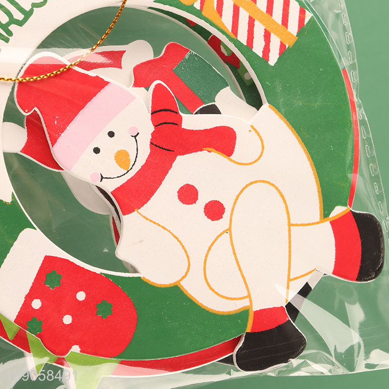 Online Wholesale Wooden Christmas Tree Hanging Ornaments Xmas Party Decorations