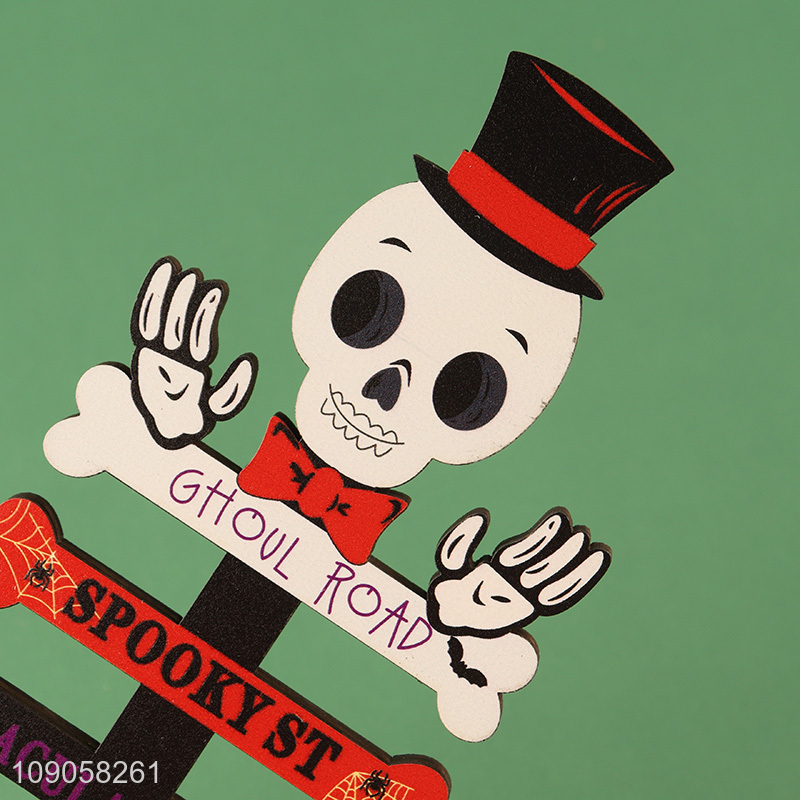 Wholesale Halloween Table Decor Wooden Table Centerpieces for Halloween Party Decor