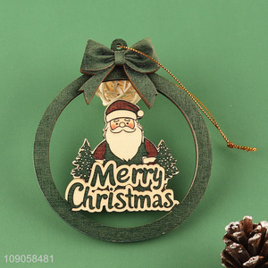 Factory Price Christmas Tree Hanging Wooden Ornaments Hanging Wooden Decorations
