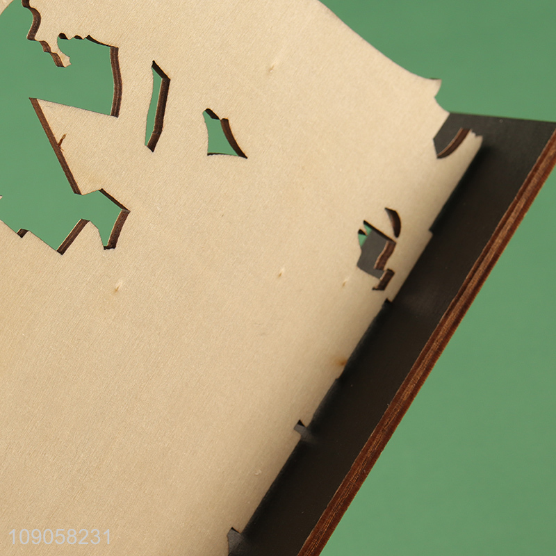 New Arrival Halloween Wooden Tabletop Ornaments Halloween Table Centerpieces