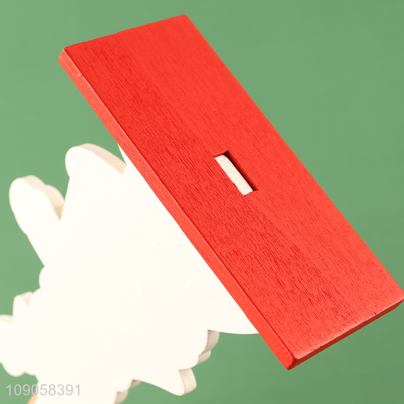 Wholesale Wooden Christmas Reindeer Ornaments Christmas Table Centerpieces Christmas Gifts