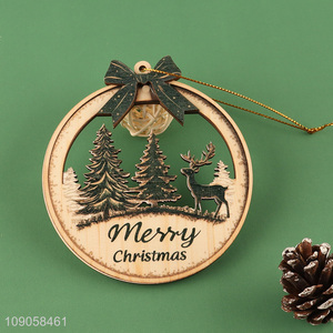 Wholesale Wooden Hanging Christmas Tree Ornaments for Christmas Tree Decorations