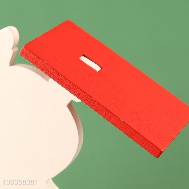 Wholesale Wooden Christmas Snowman Table Decorations Christmas Table Signs Winter Decor