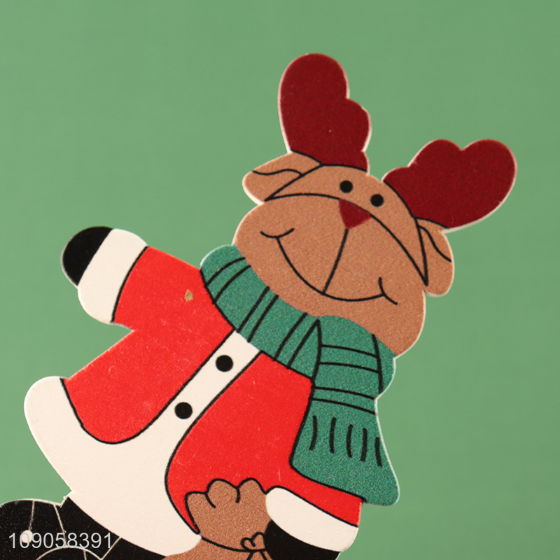 Wholesale Wooden Christmas Reindeer Ornaments Christmas Table Centerpieces Christmas Gifts