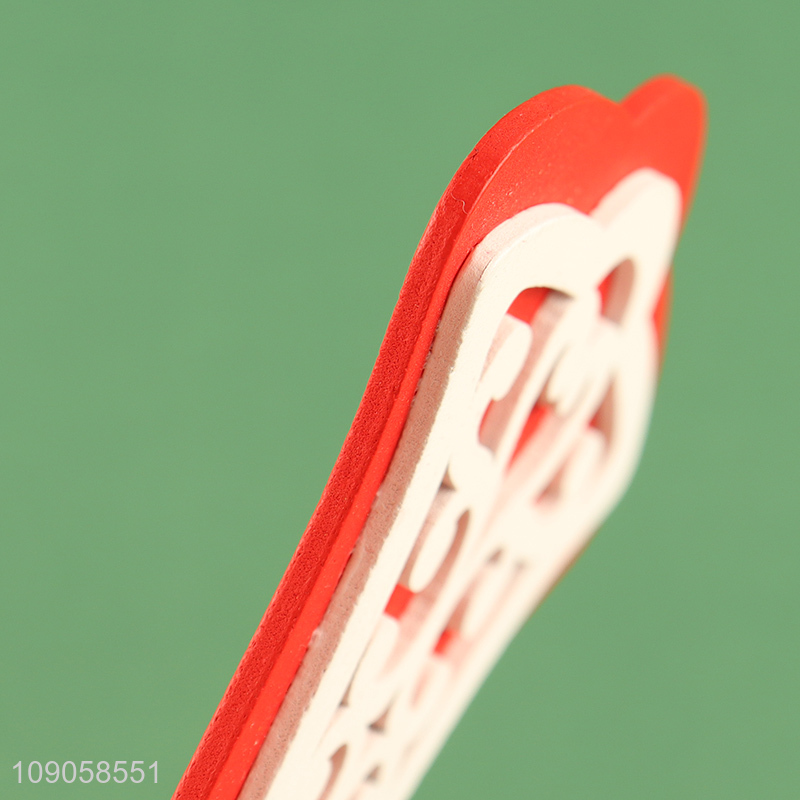 High Quality 2PCS Wooden Bells Ornaments Christmas Tree Wooden Hanging Ornaments