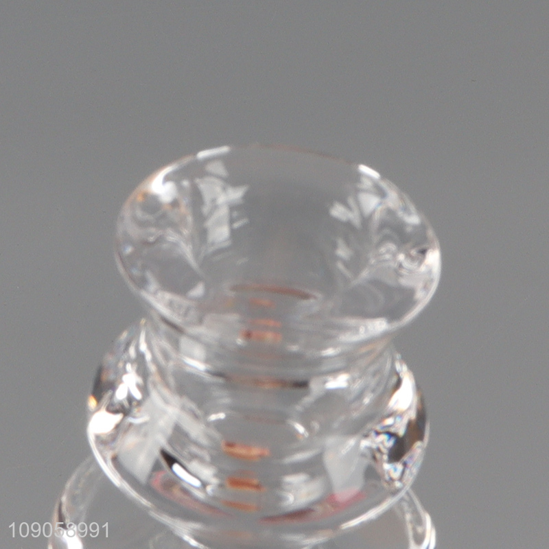 China products clear glass wedding decoration tealight candle holder candle holder