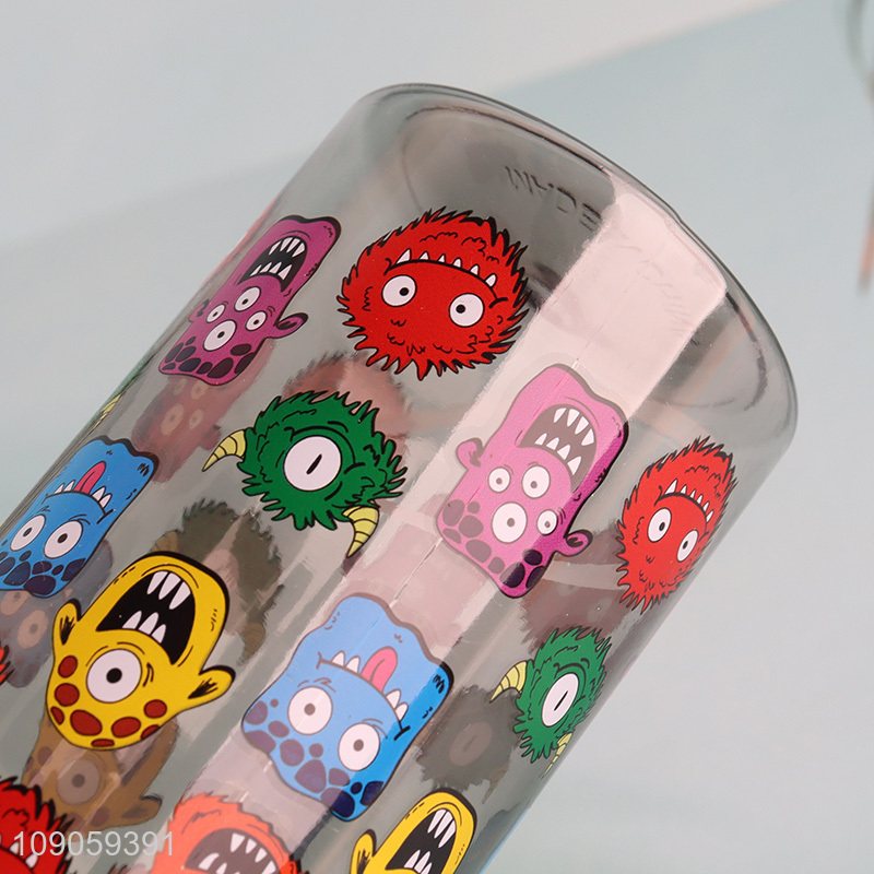New Arrival Cartoon Monster Water Bottle Plastic Water Bottle for Kids Teens