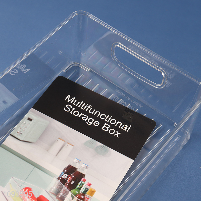 New Product Clear Plastic Storage Bins Multi-Function Desktop Organizers