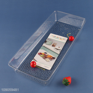 New Arrival Clear Plastic Storage Bins Multi-Purpose Organizer Bins