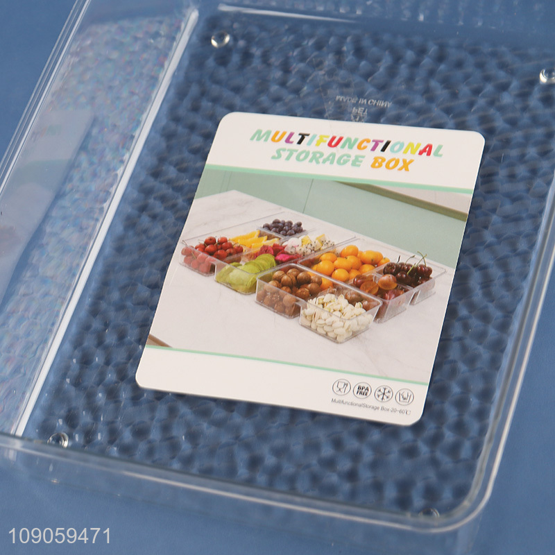 Good Quality Clear Plastic Storage Bins Food Snacks Organizers Bins