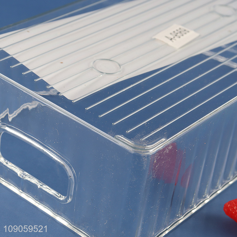 Factory Wholesale Clear Plastic Storage Bins Multifunctional Storage Bins