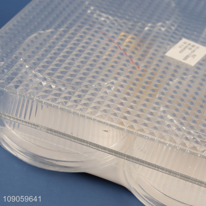 China Product Clear Plastic Serving Platter with 4 Snacks Cotainers