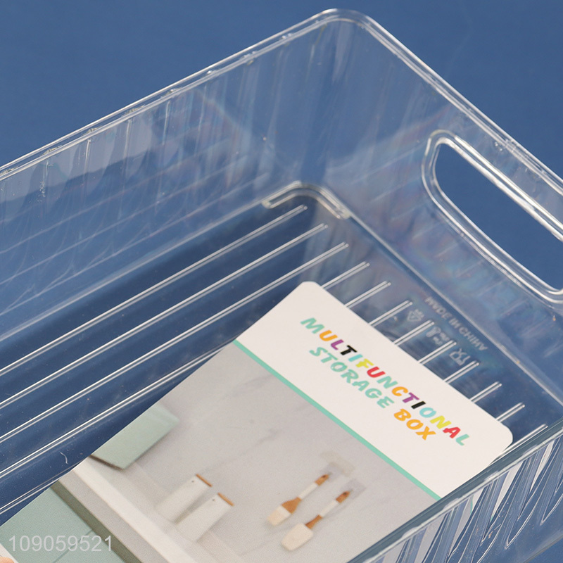 Factory Wholesale Clear Plastic Storage Bins Multifunctional Storage Bins