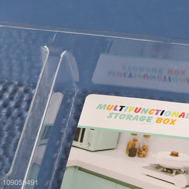 China Imports Clear Plastic Storage Bins for Kitchen Counter Refrigerator