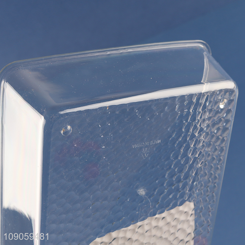 New Arrival Clear Plastic Storage Bins Multi-Purpose Organizer Bins