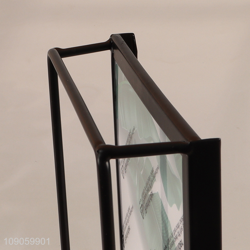 Hot products black iron art standing photo frame picture frame