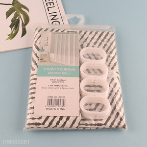 Good Quality PEVA Shower <em>Curtain</em> Custom Logo <em>Bath</em> <em>Curtain</em> for Bathroom