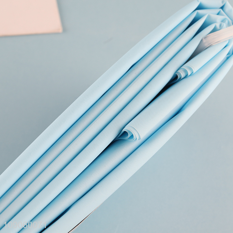 New Product Solid Color Shower Curtain Waterproof PEVA Shower Curtain