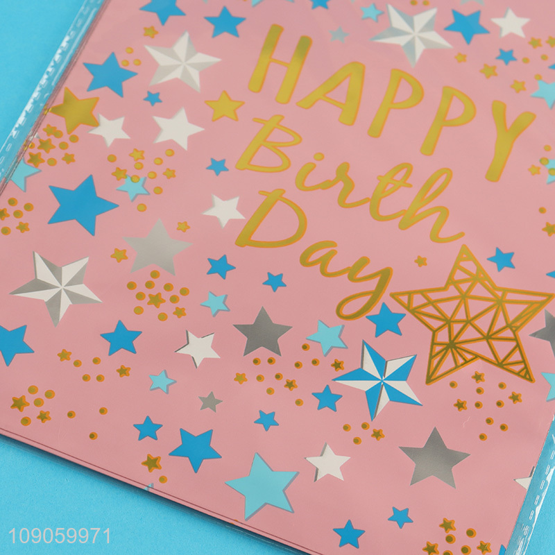 Promotional 10PCS Aluminum Foil Party Gift Bags Lightweight Goodies Bags