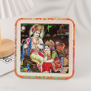 High Quality Square Ceramic Religious Ornaments for Wall or Tabletop Display