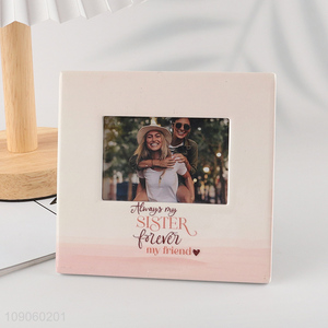 Hot Sale 2X3 Inch Ceramic Picture Frame Photo Frame for Tabletop Display
