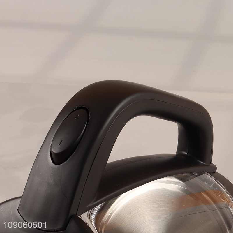 Yiwu market home hotel glass electric water kettle for sale