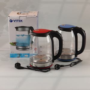 China factory home kitchen 1.8l glass electric water kettle for sale