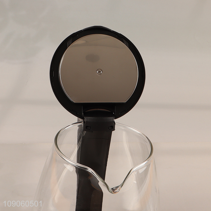 Yiwu market home hotel glass electric water kettle for sale