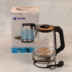 Good quality glass home kitchen appliance electric water kettle for sale