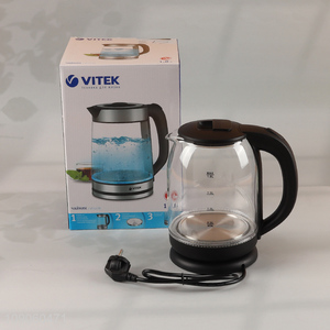 Hot selling 1.8L glass household electric water kettle wholesale